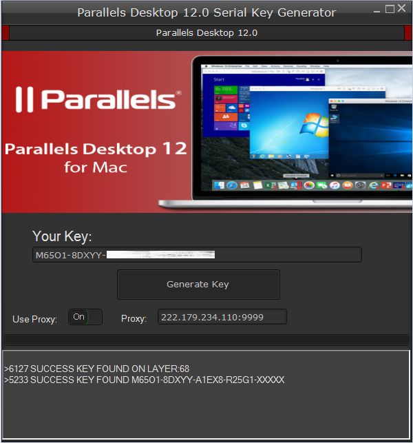 parallels windows activation key